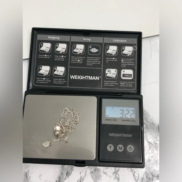 By KA 1772 Sterling Silver Open Hearts Chain Adjust. Bolo Slide 925 Bracelet - Picture 9 of 9